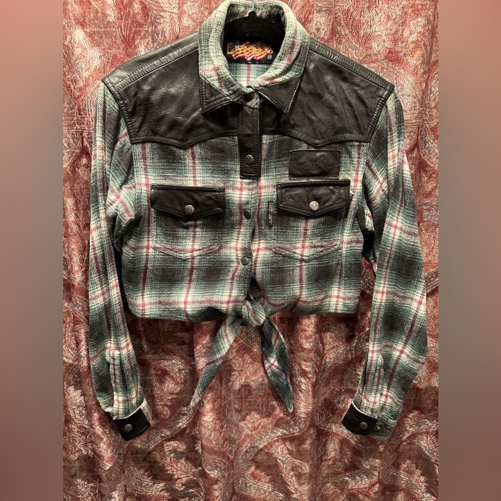90s Easyriders Crop Shirt